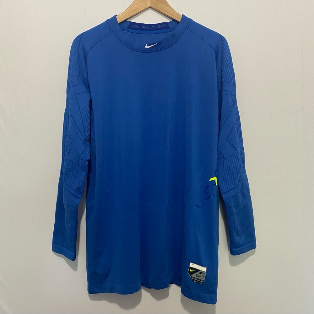 Nike Pro Combat Dri-Fit Performance Compression Shirt Longsleeve Men XL Fitted